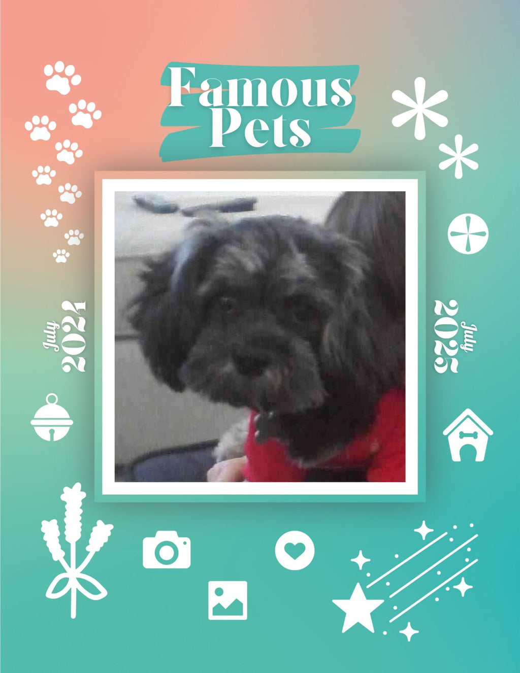 Famous Pets: July 2024-July 2025 Wall Calendar (Pre-Order)