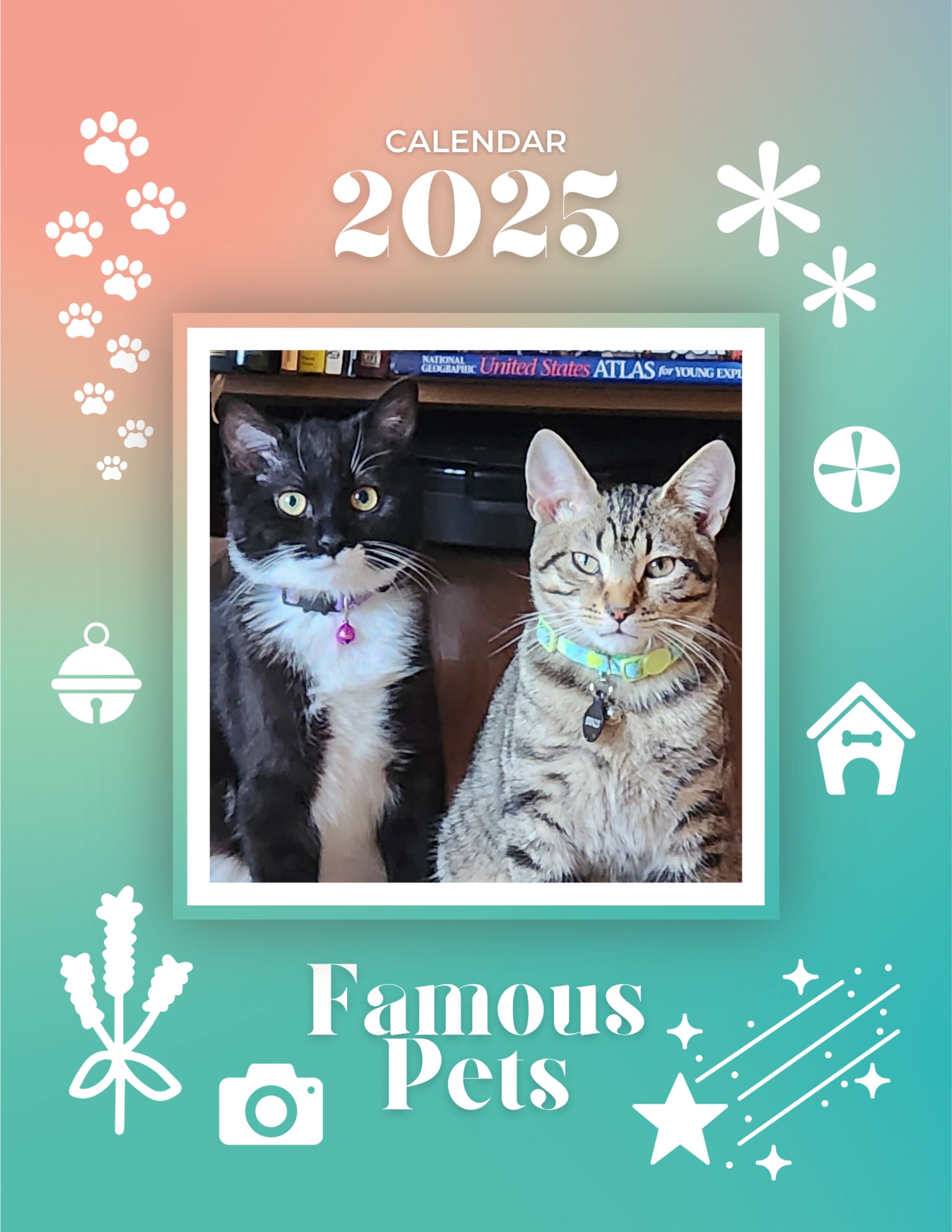 Famous Pets: 2025 Wall Calendar (Pre-Order)