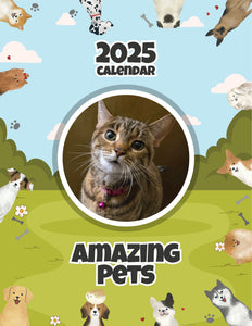 Amazing Pets: 2025 Wall Calendar (Pre-Order)