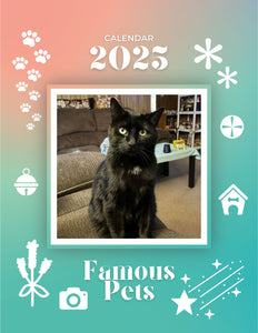 Famous Pets: 2025 Wall Calendar (Pre-Order)