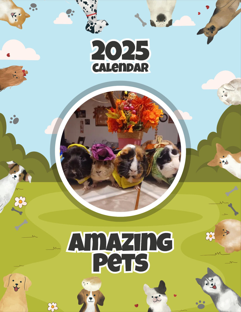 Amazing Pets: 2025 Wall Calendar (Pre-Order)