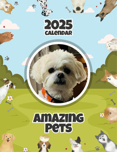 Amazing Pets: 2025 Wall Calendar (Pre-Order)
