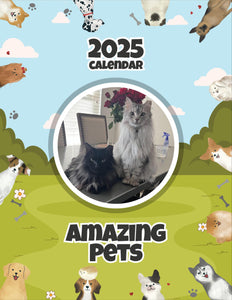 Amazing Pets: 2025 Wall Calendar (Pre-Order)