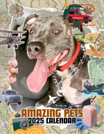 Amazing Pets: 2025 Wall Calendar (Pre-Order)