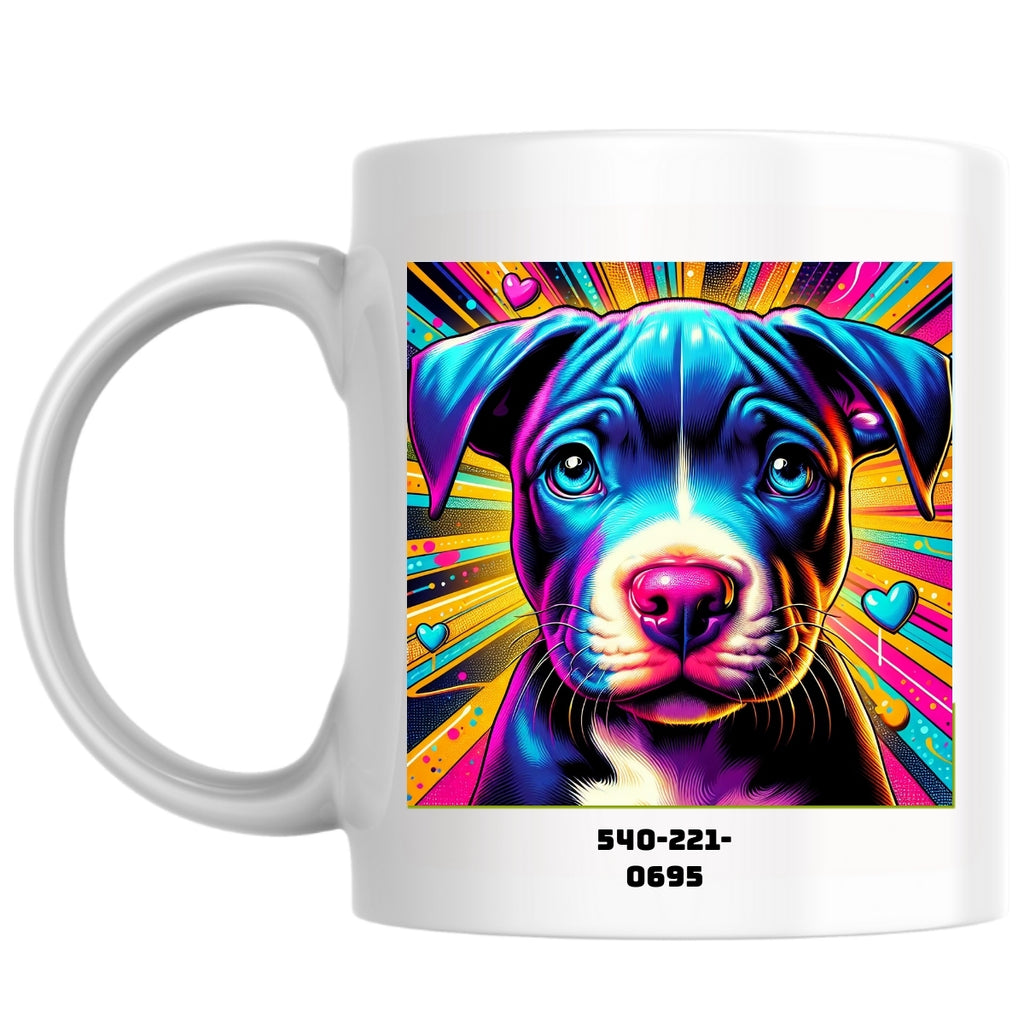 540-221-0695 the Magnificent: Pop Art Coffee Mug