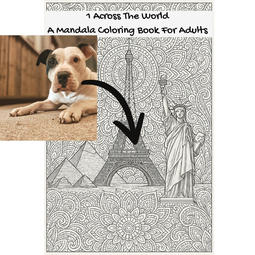 1 Across The World: A Mandala Coloring Book For Adults