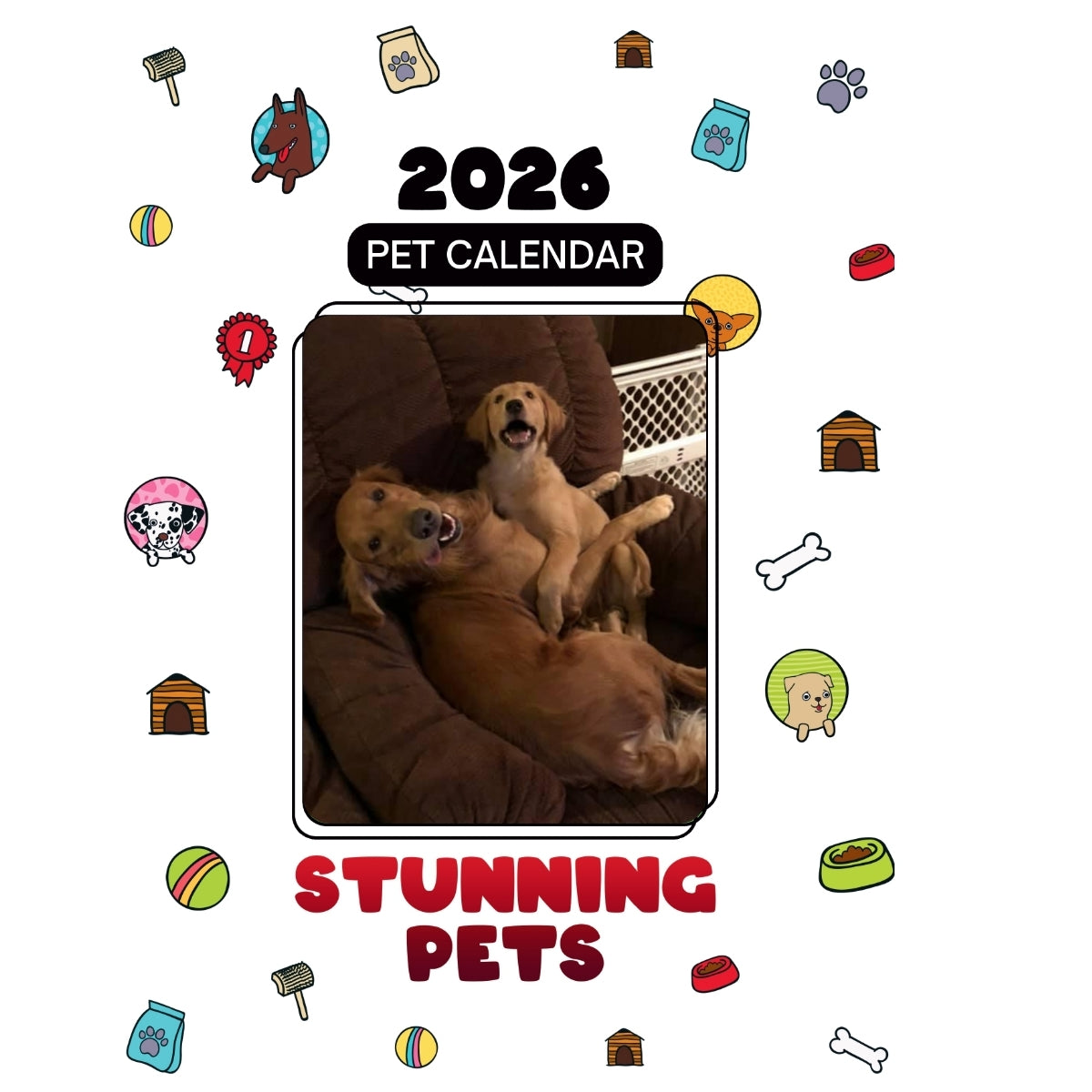 2 Headlines Stunning Pets: A 2026 Pet Calendar