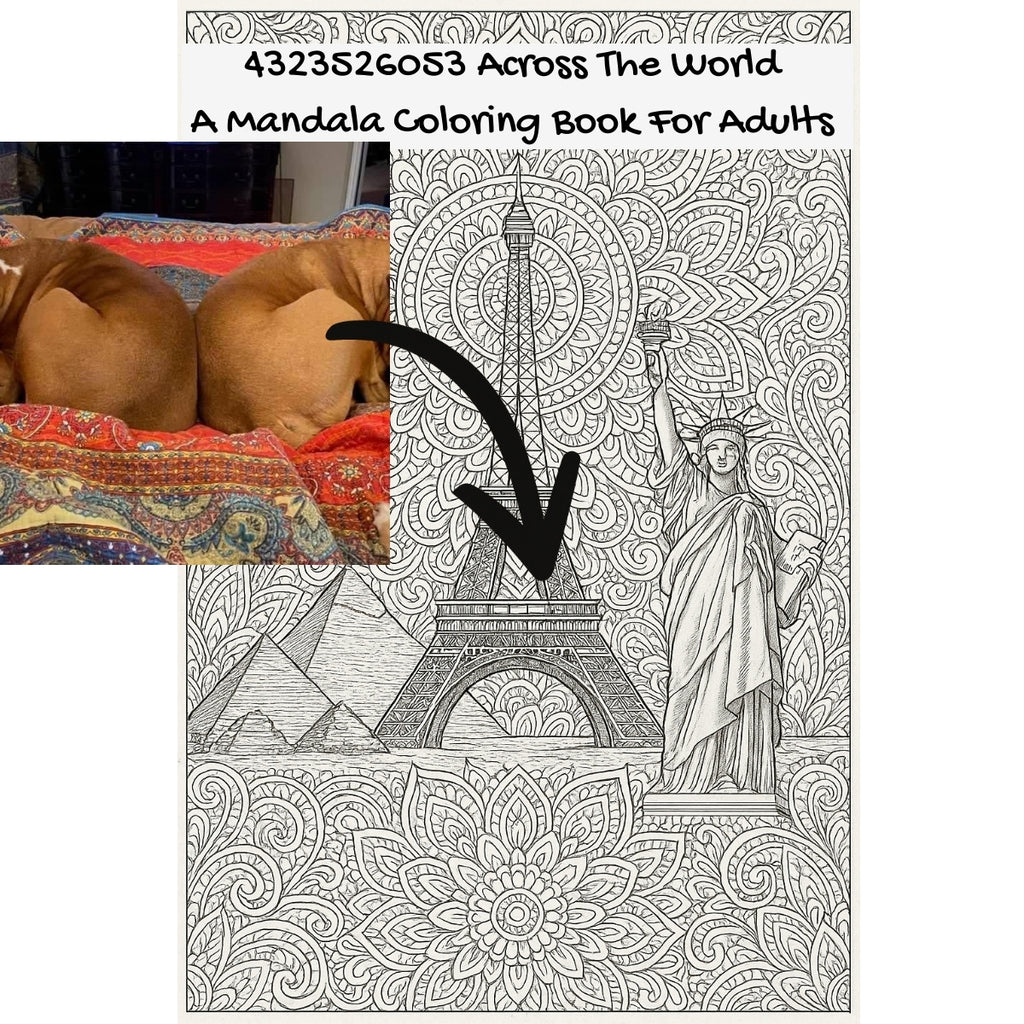 4323526053 Across The World: A Mandala Coloring Book For Adults