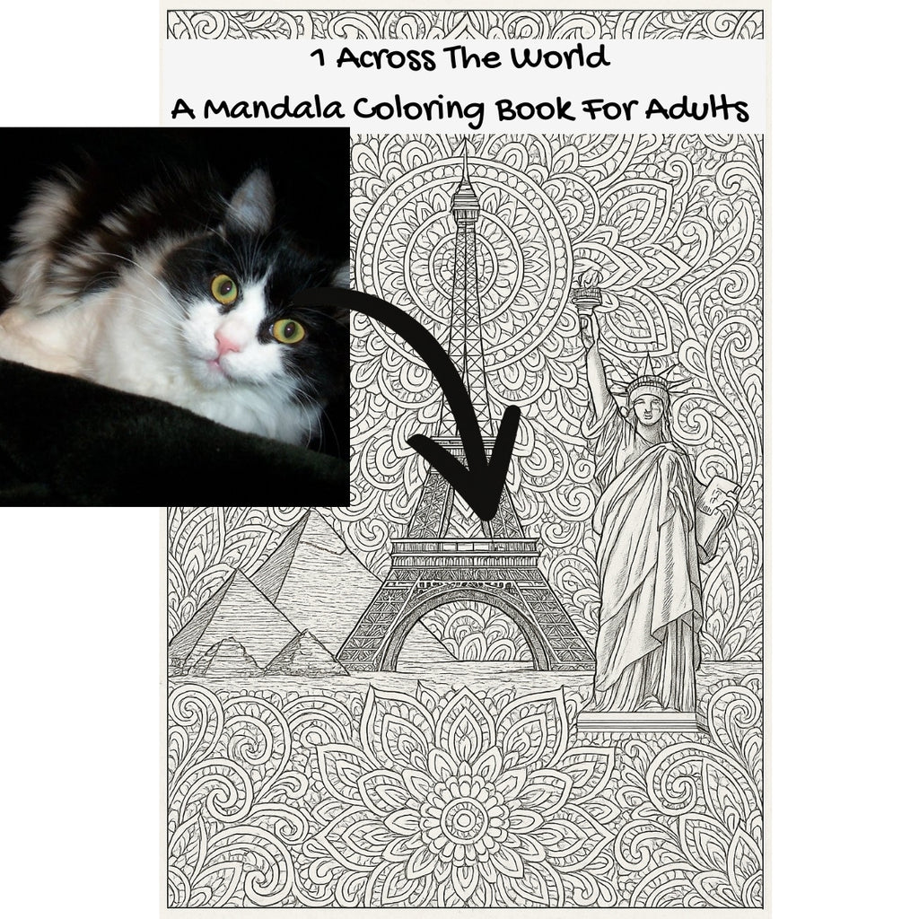 1 Across The World: A Mandala Coloring Book For Adults