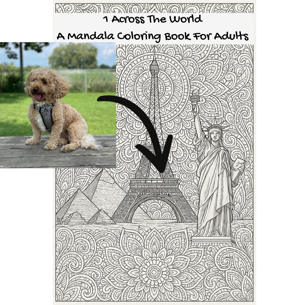 1 Across The World: A Mandala Coloring Book For Adults