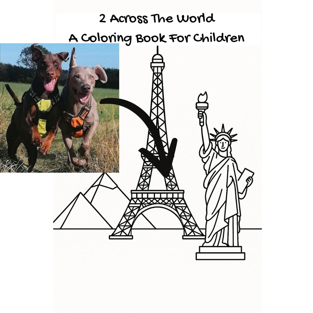 2 Across The World: A Coloring Book For Children