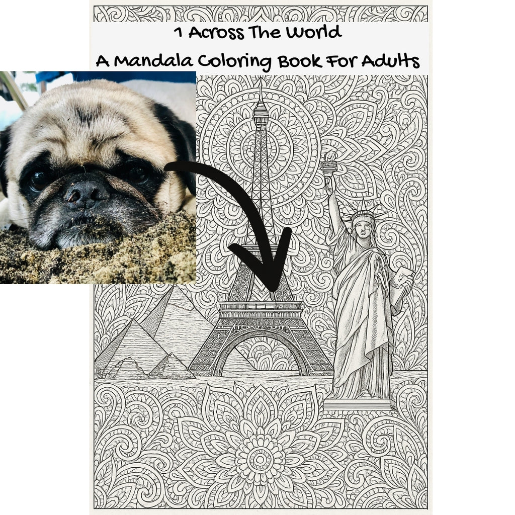 1 Across The World: A Mandala Coloring Book For Adults