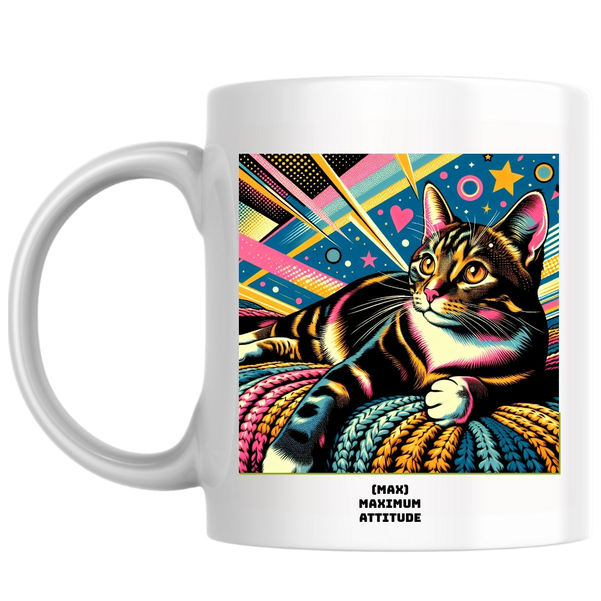 (Max) Maximum Attitude the Magnificent: Pop Art Coffee Mug