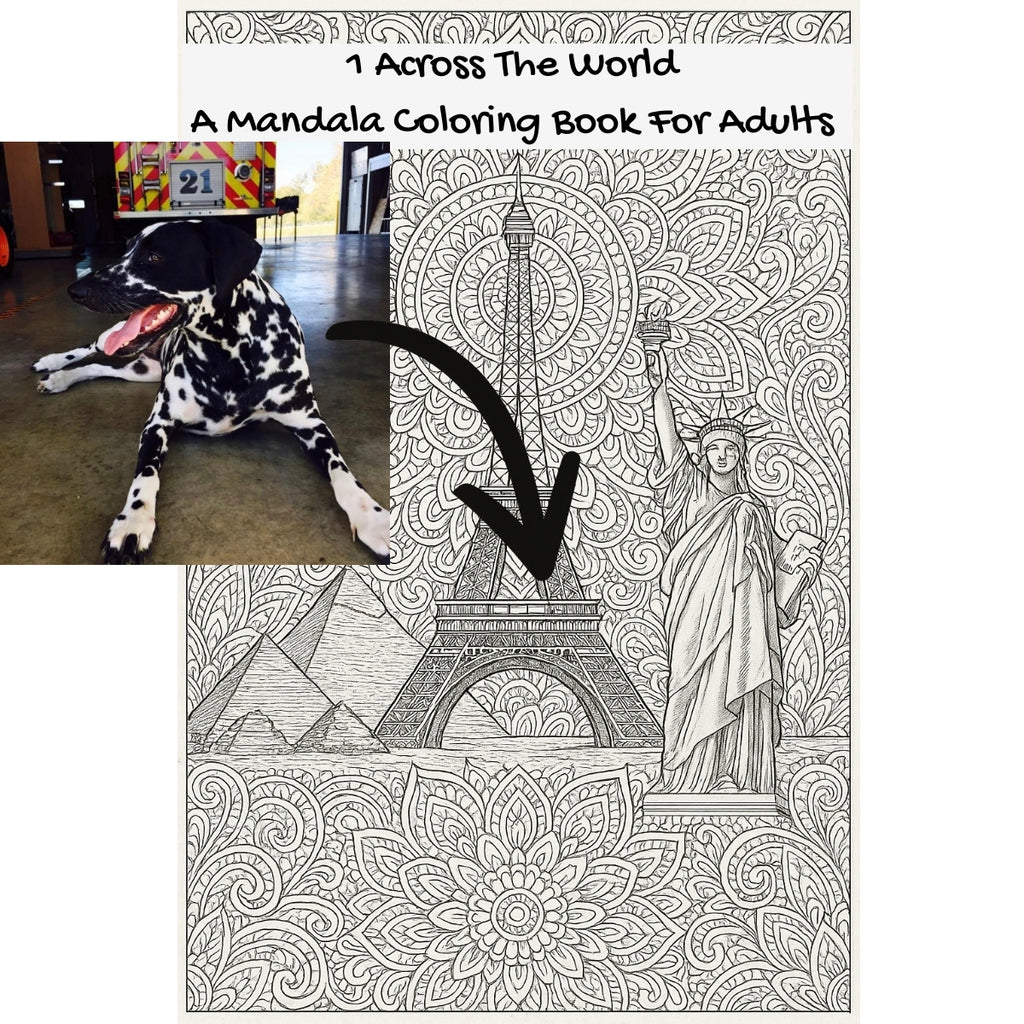 1 Across The World: A Mandala Coloring Book For Adults