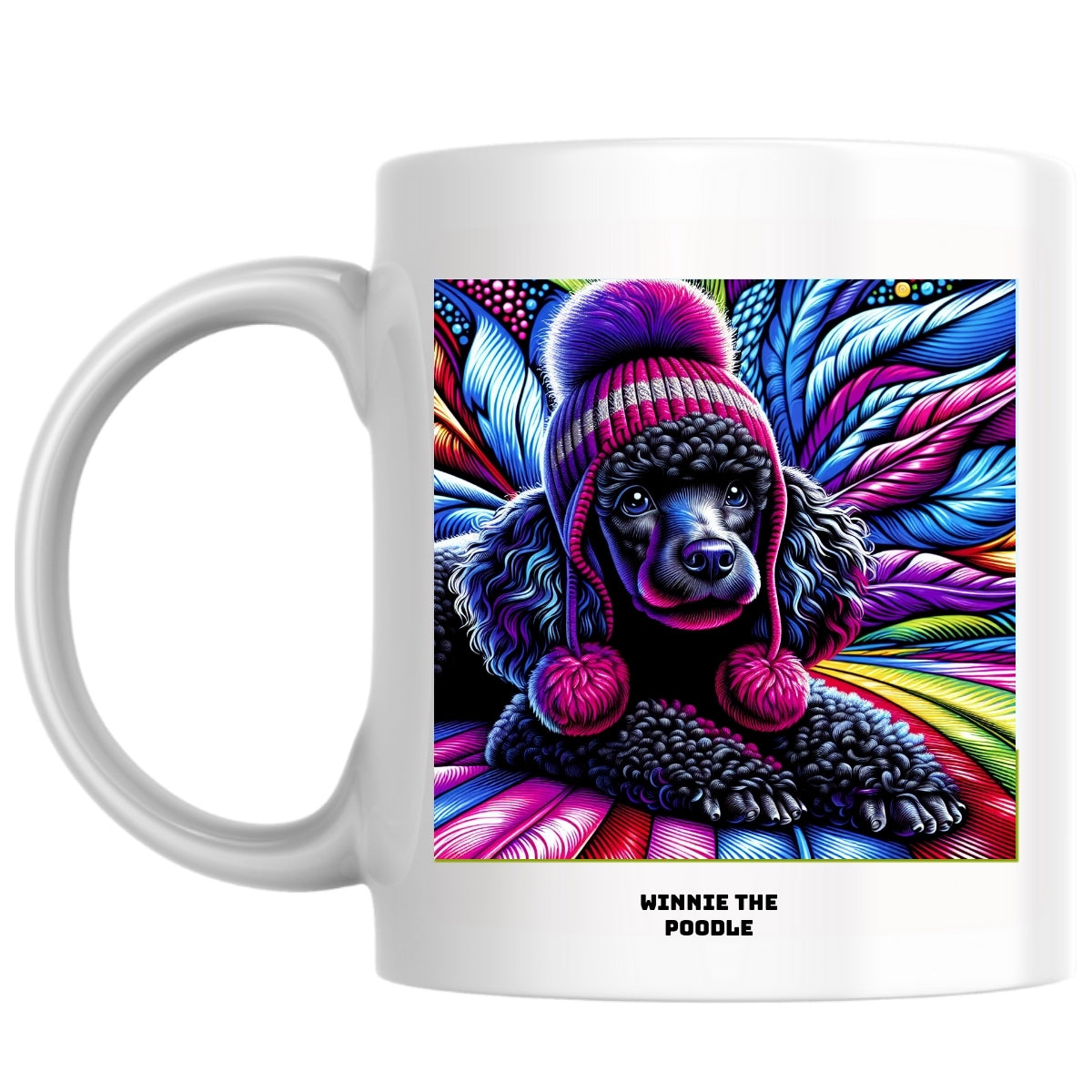 Winnie the poodle the Magnificent: Pop Art Coffee Mug