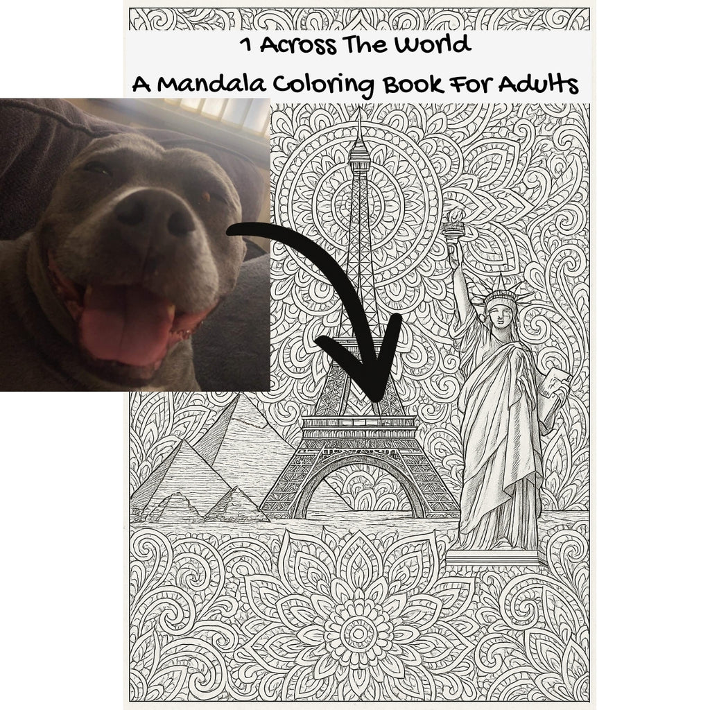 1 Across The World: A Mandala Coloring Book For Adults
