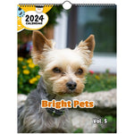 Bright Pets Volume Five: 2024 Wall Calendar (Published)