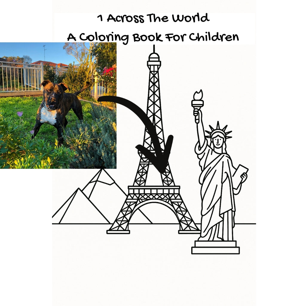 1 Across The World: A Coloring Book For Children