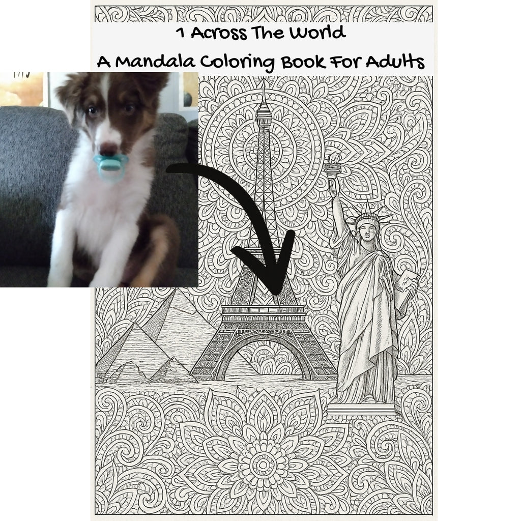 1 Across The World: A Mandala Coloring Book For Adults