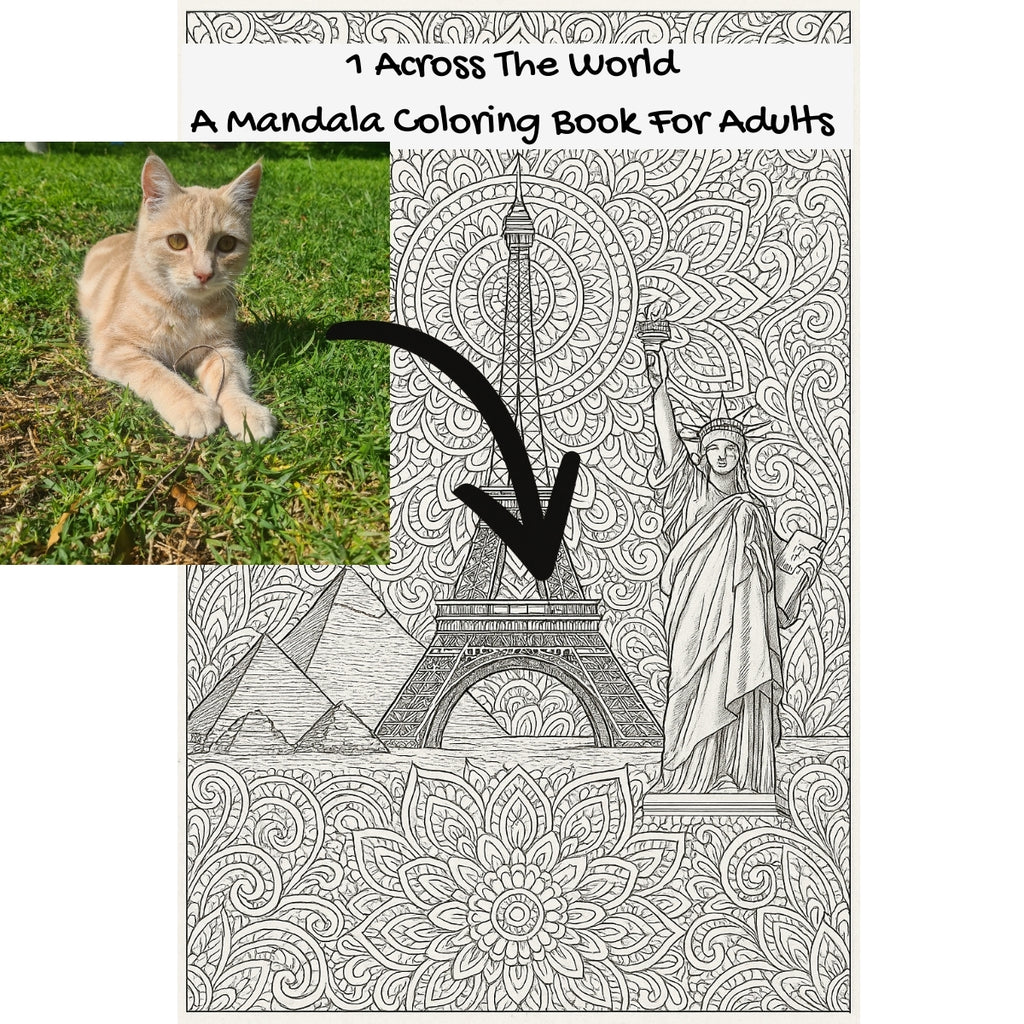 1 Across The World: A Mandala Coloring Book For Adults