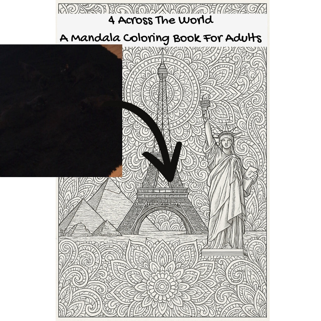 4 Across The World: A Mandala Coloring Book For Adults