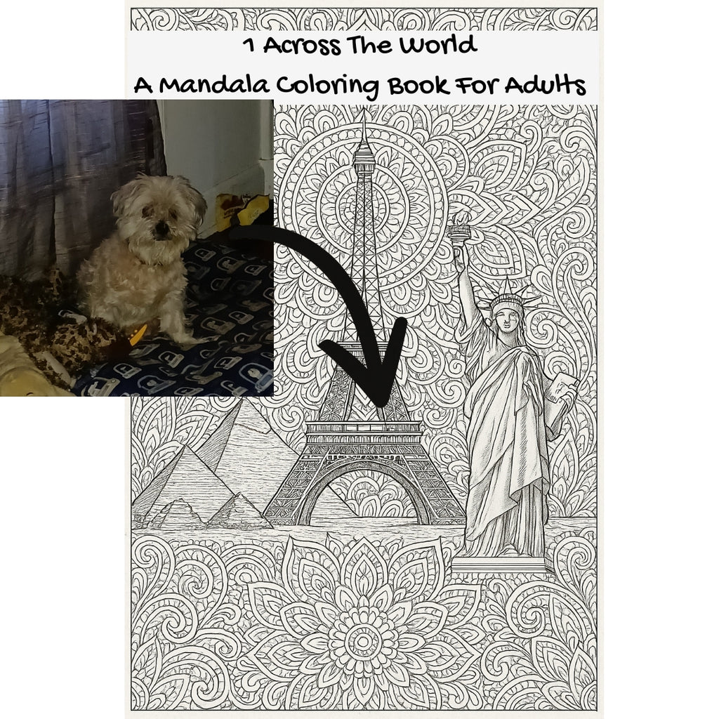 1 Across The World: A Mandala Coloring Book For Adults