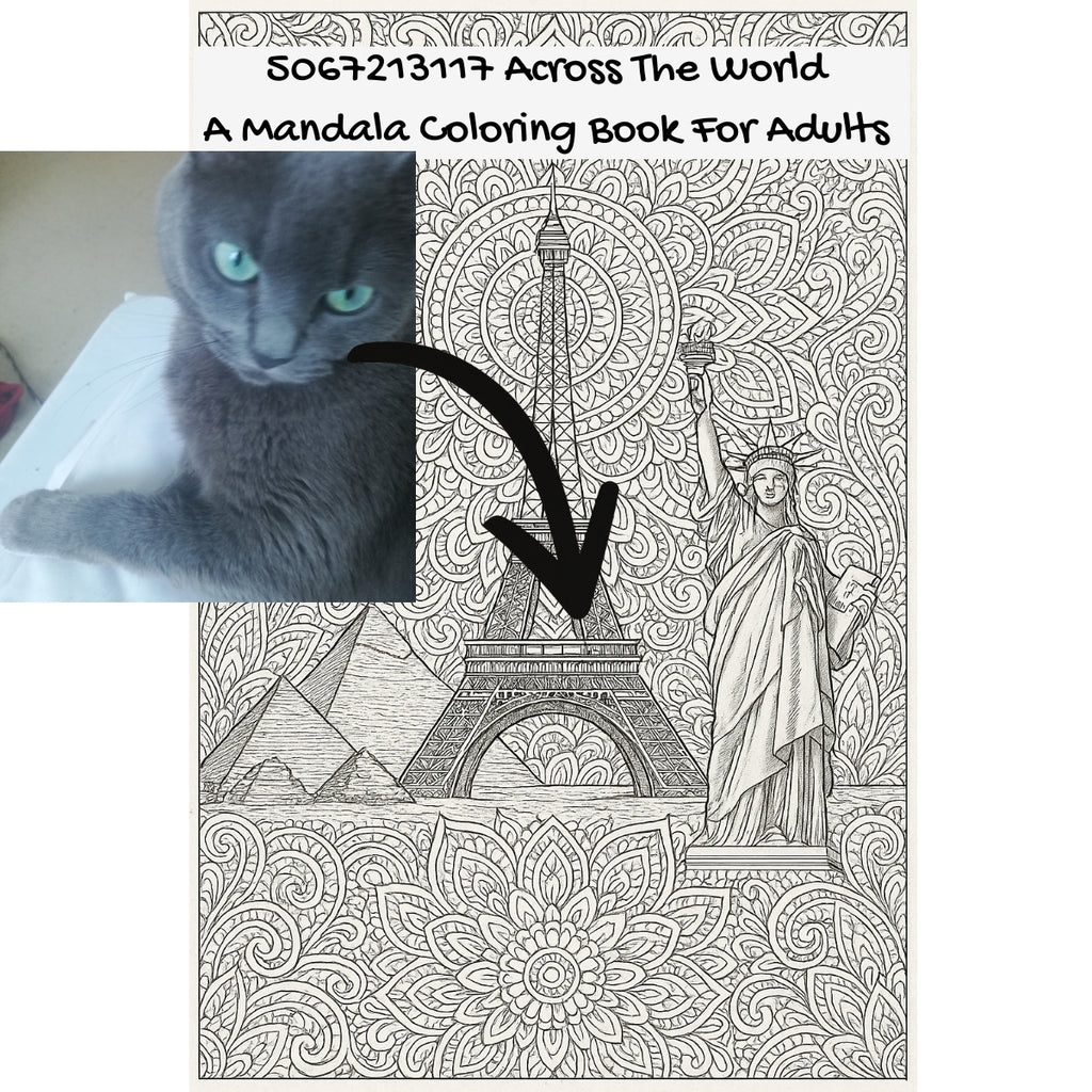 5067213117 Across The World: A Mandala Coloring Book For Adults