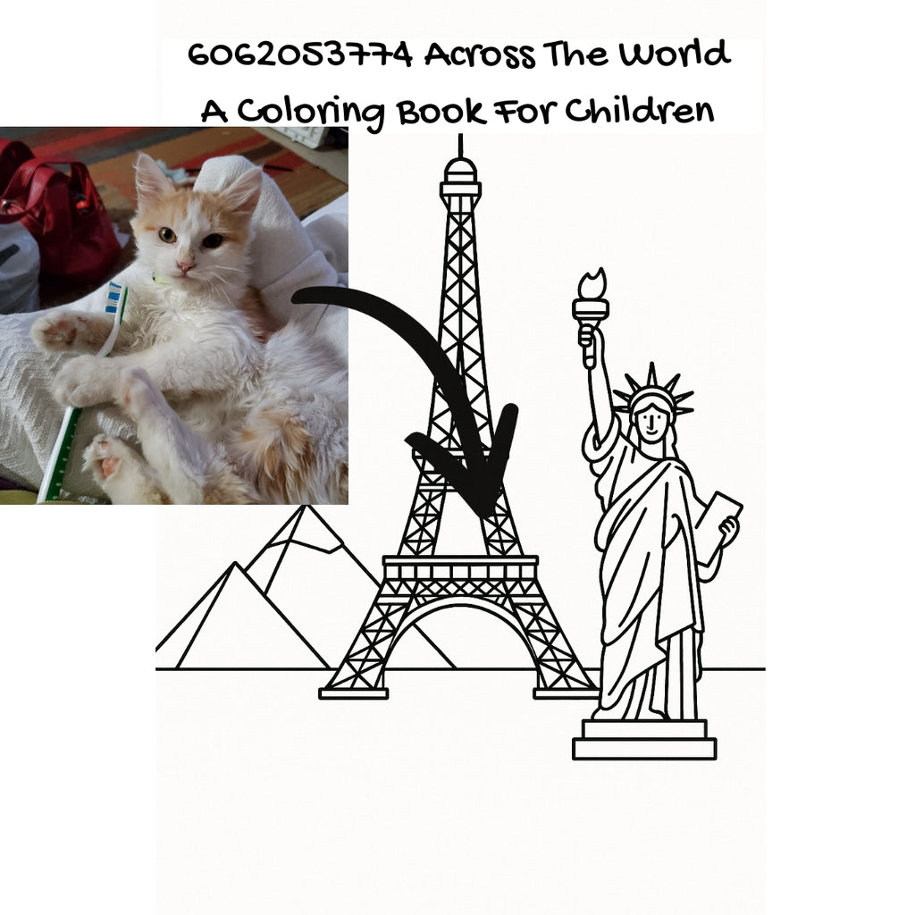 6062053774 Across The World: A Coloring Book For Children