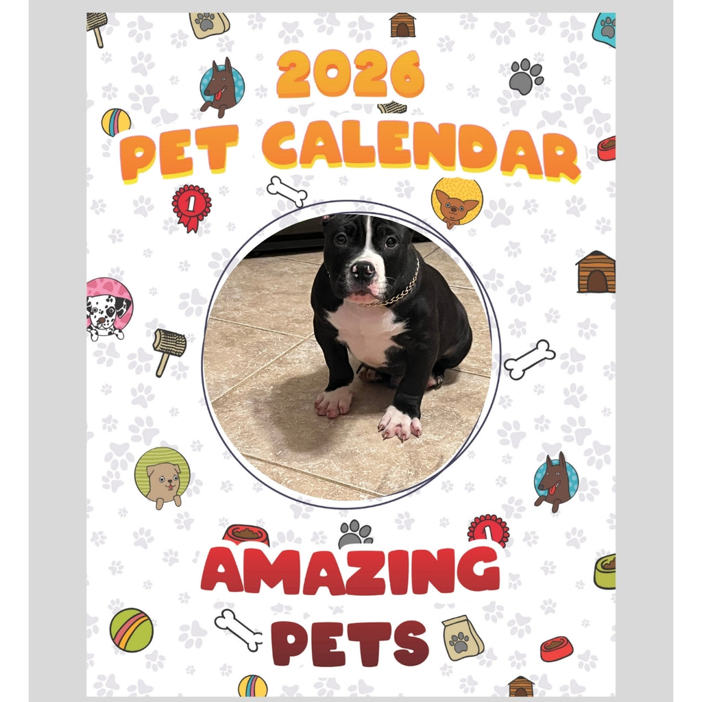 8ball Stars in Amazing Pets: A 2026 Pet Calendar