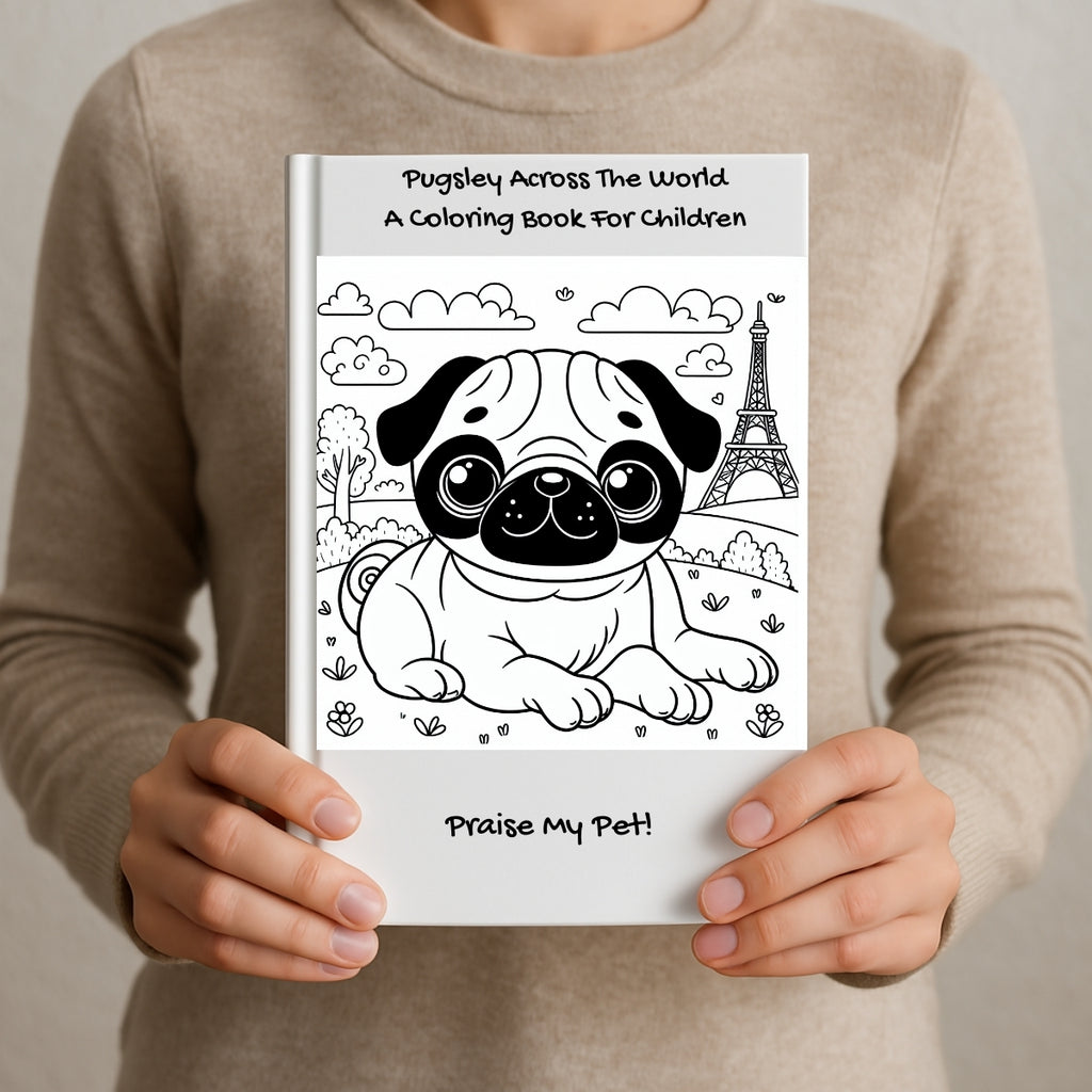 Pugsley Across The World: A Coloring Book For Children