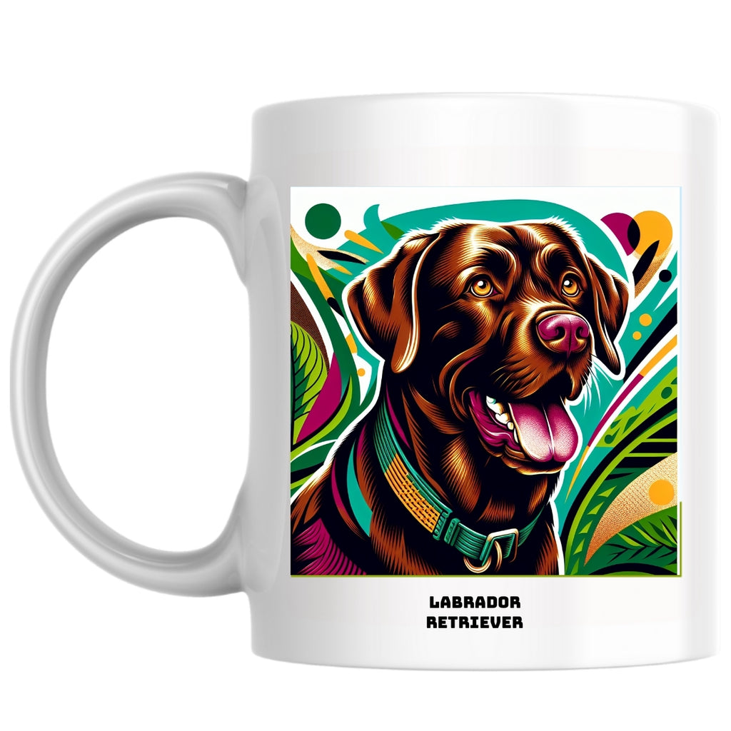 Labrador retriever the Magnificent: Pop Art Coffee Mug