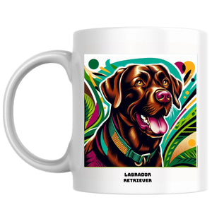 Labrador retriever the Magnificent: Pop Art Coffee Mug