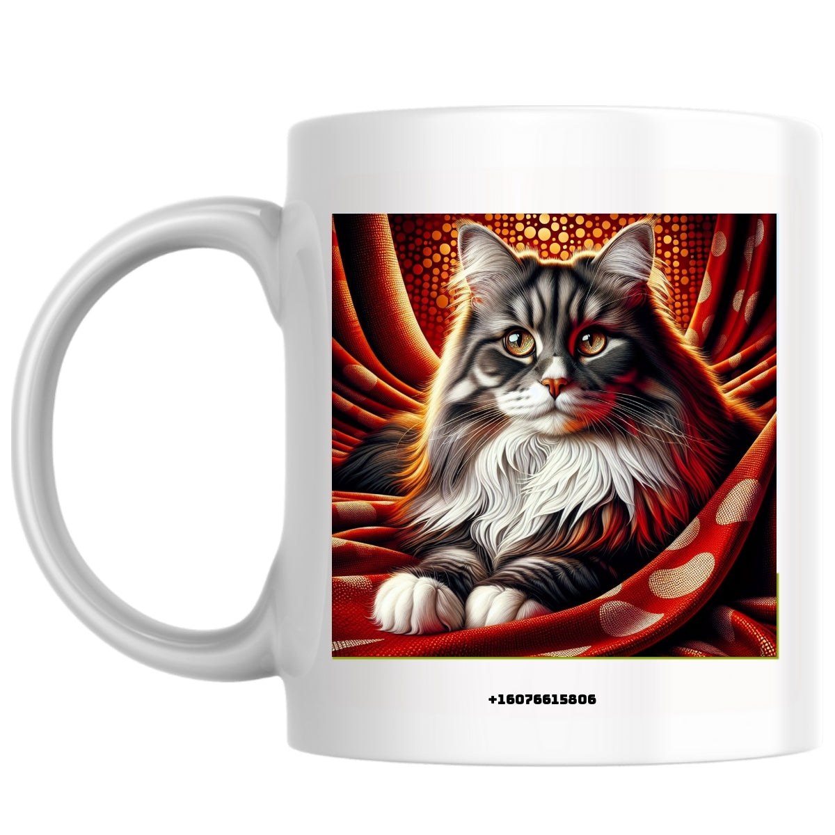 +16076615806 the Magnificent: Pop Art Coffee Mug