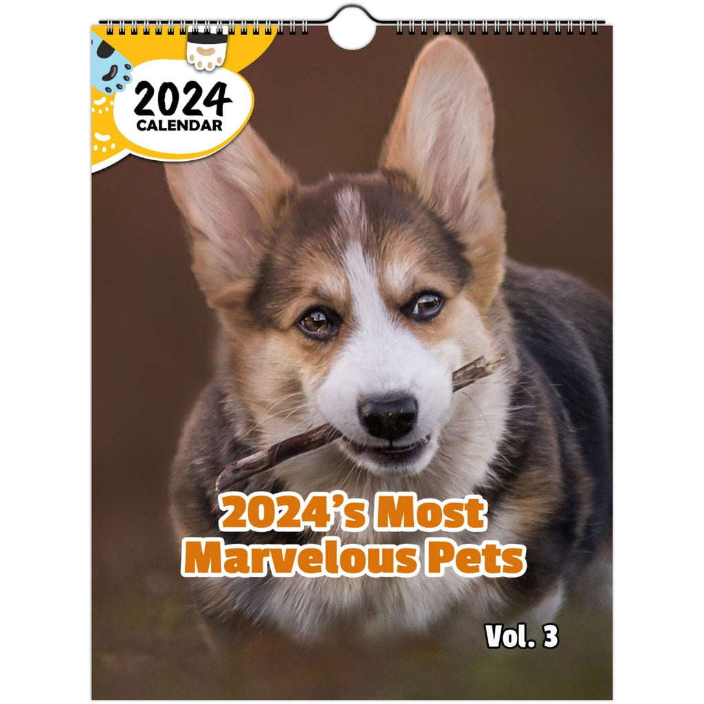 2024's Most Marvelous Pets Volume Three: 2024 Wall Calendar (Published)