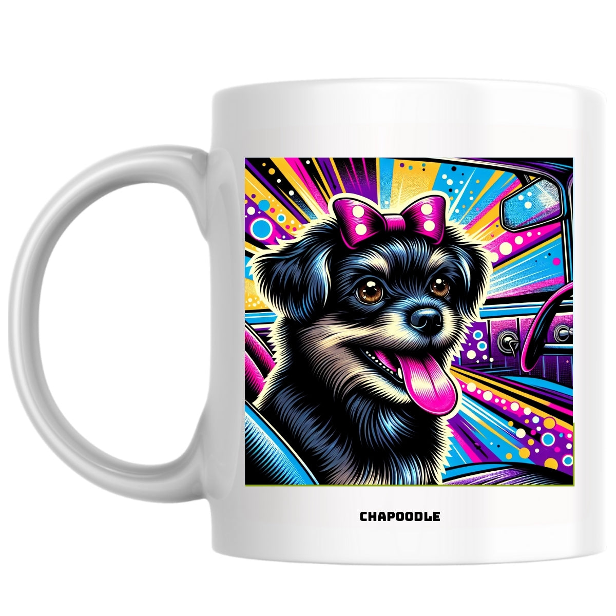 Chapoodle the Magnificent: Pop Art Coffee Mug