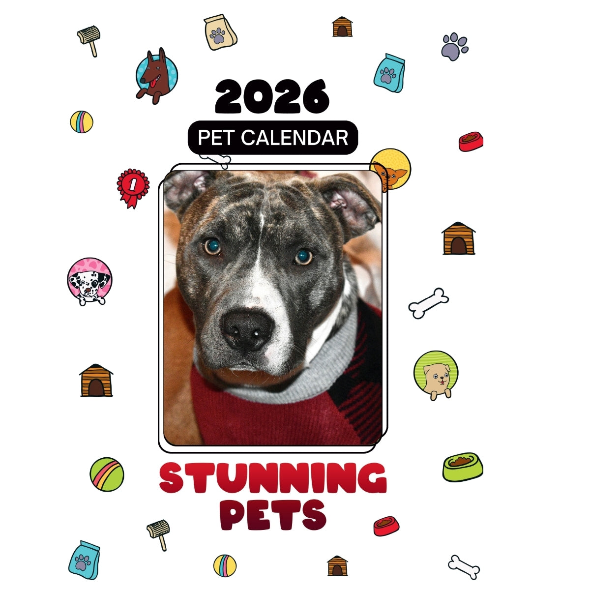 Cali, Remi, and Scooba Headlines Stunning Pets: A 2026 Pet Calendar