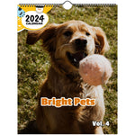 Bright Pets Volume Four: 2024 Wall Calendar (Published)