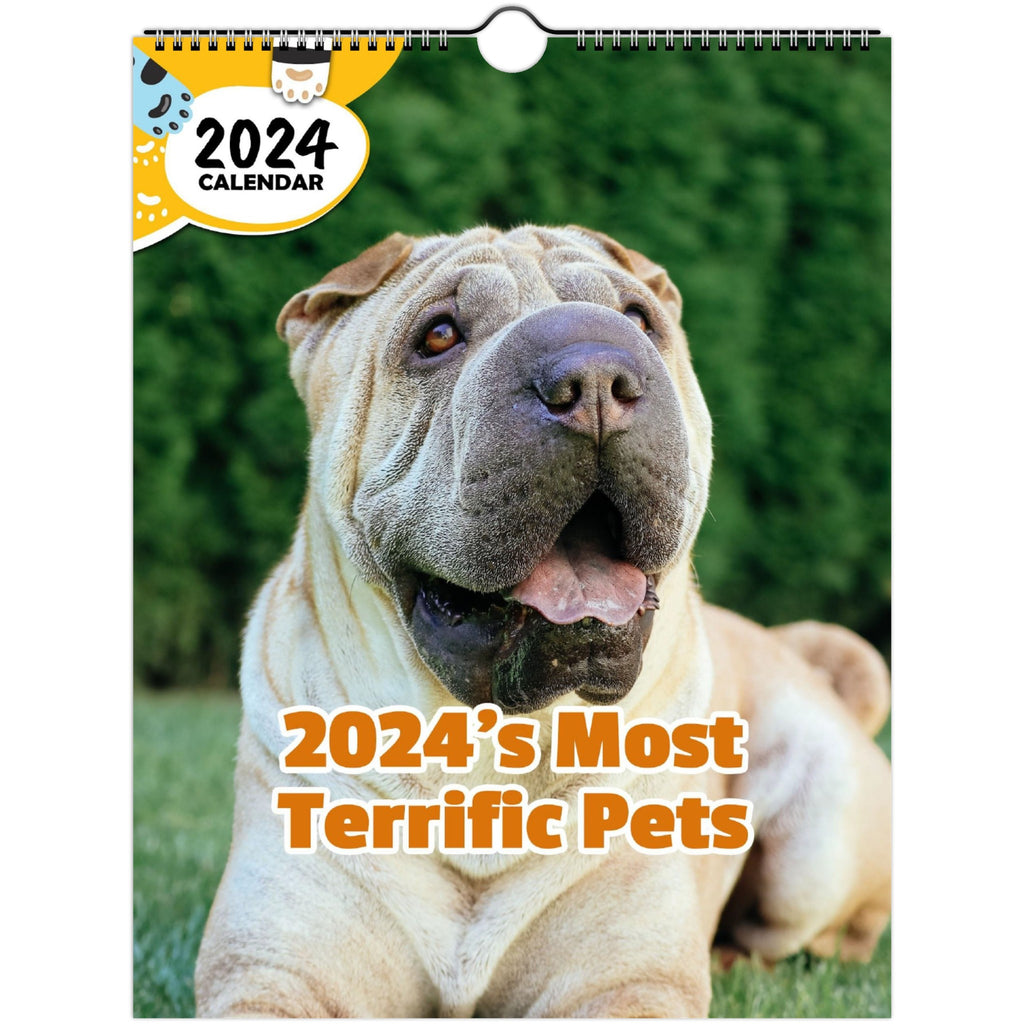 2024's Most Terrific Pets: 2024 Wall Calendar (Published)