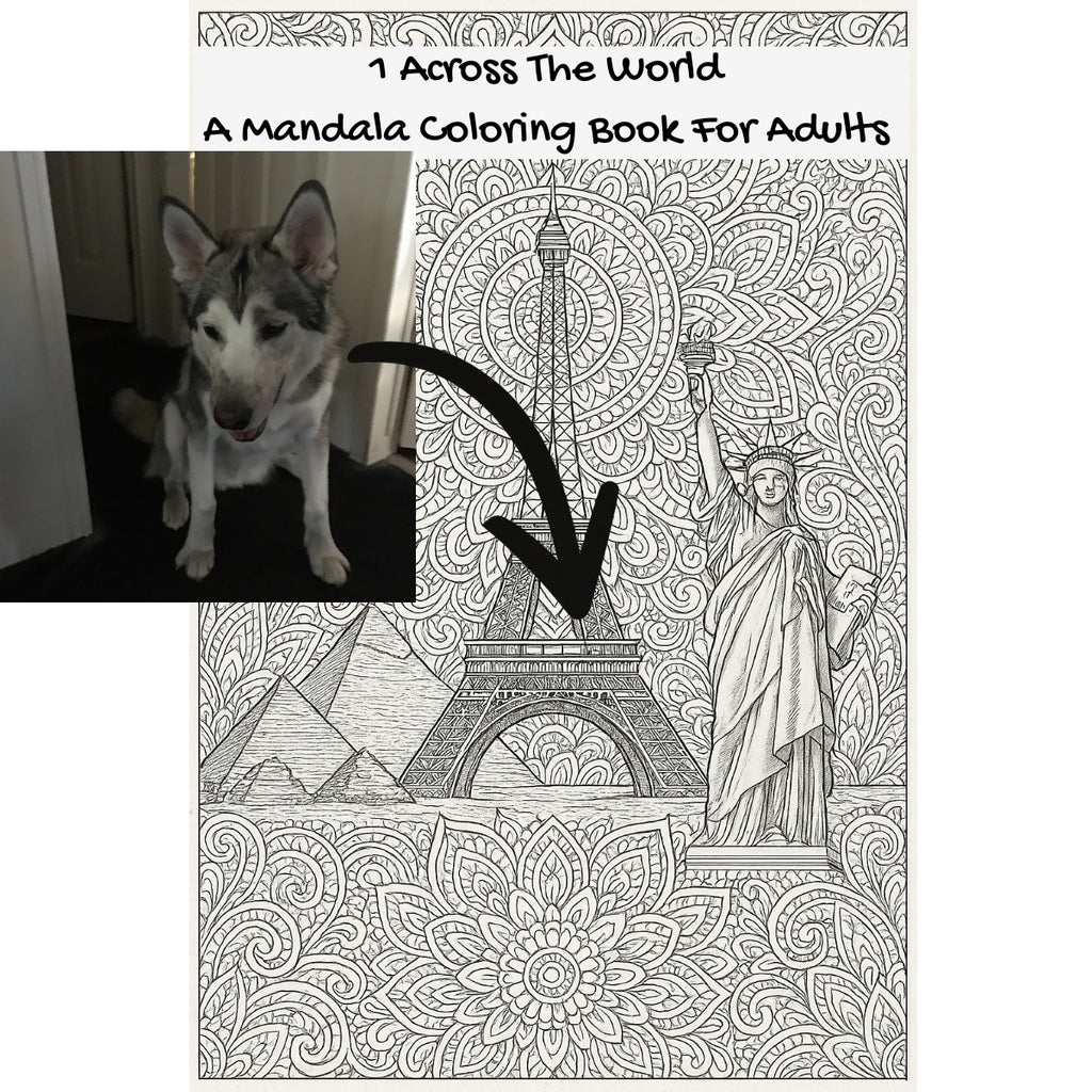 1 Across The World: A Mandala Coloring Book For Adults