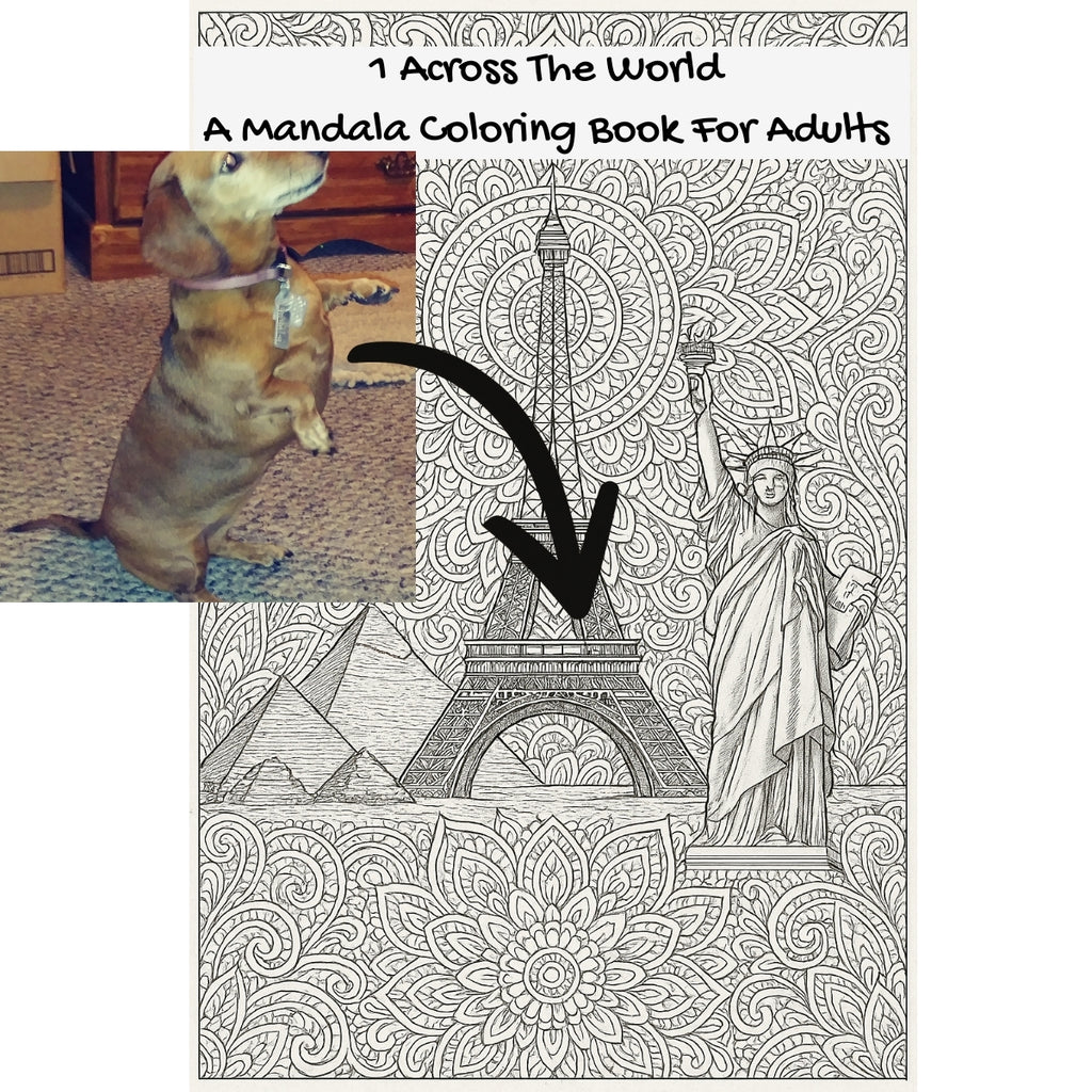 1 Across The World: A Mandala Coloring Book For Adults