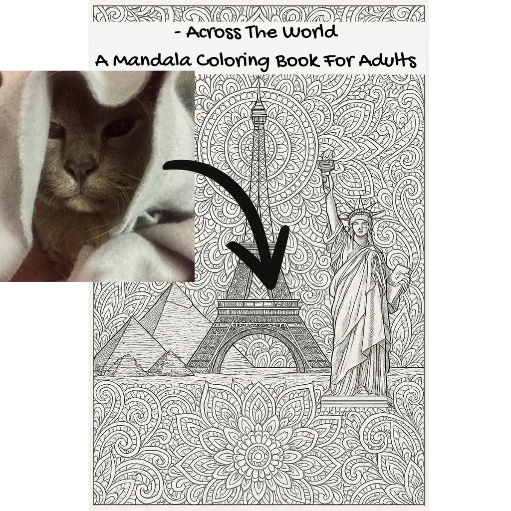 - Across The World: A Mandala Coloring Book For Adults