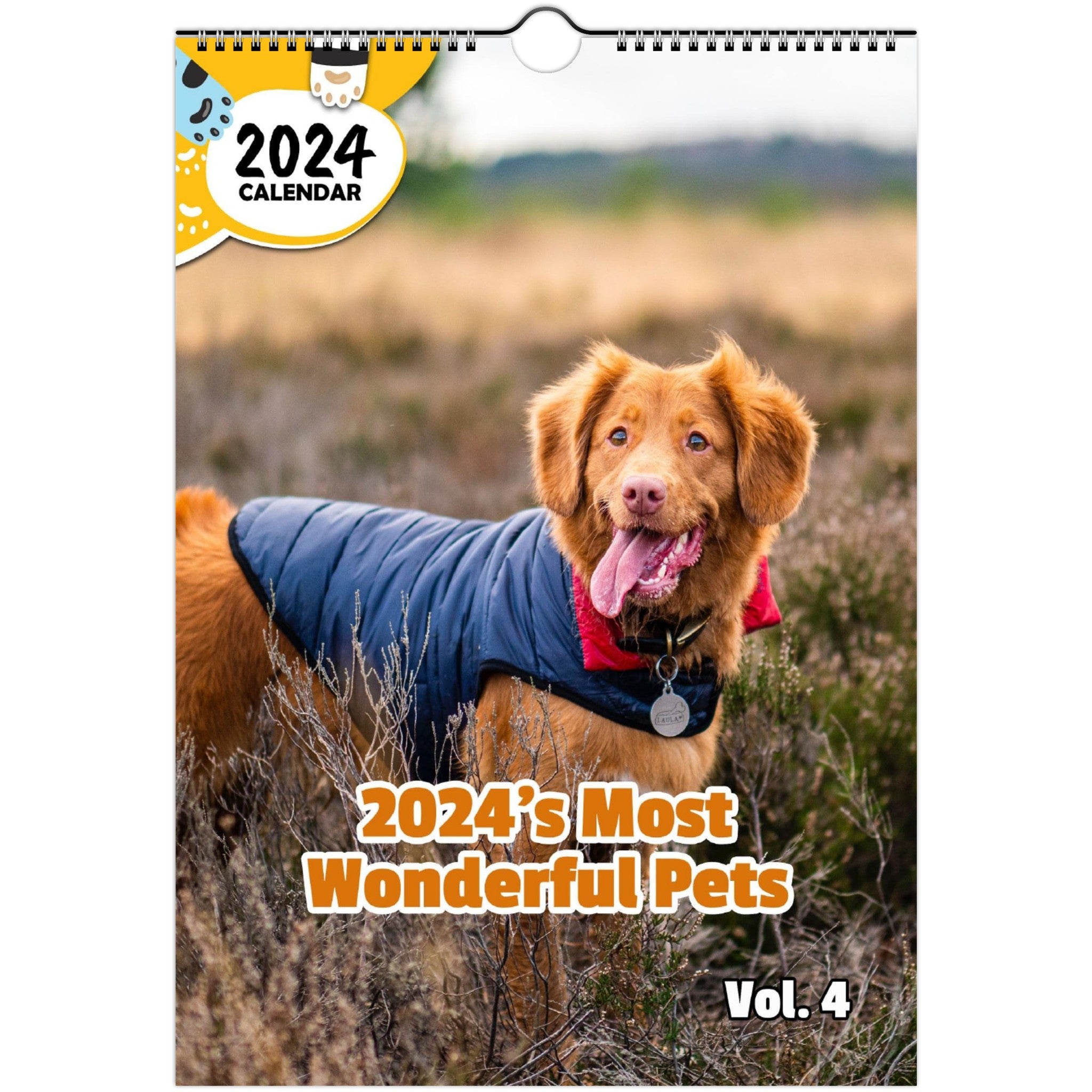 2024's Most Wonderful Pets Volume Four: 2024 Wall Calendar (Published)