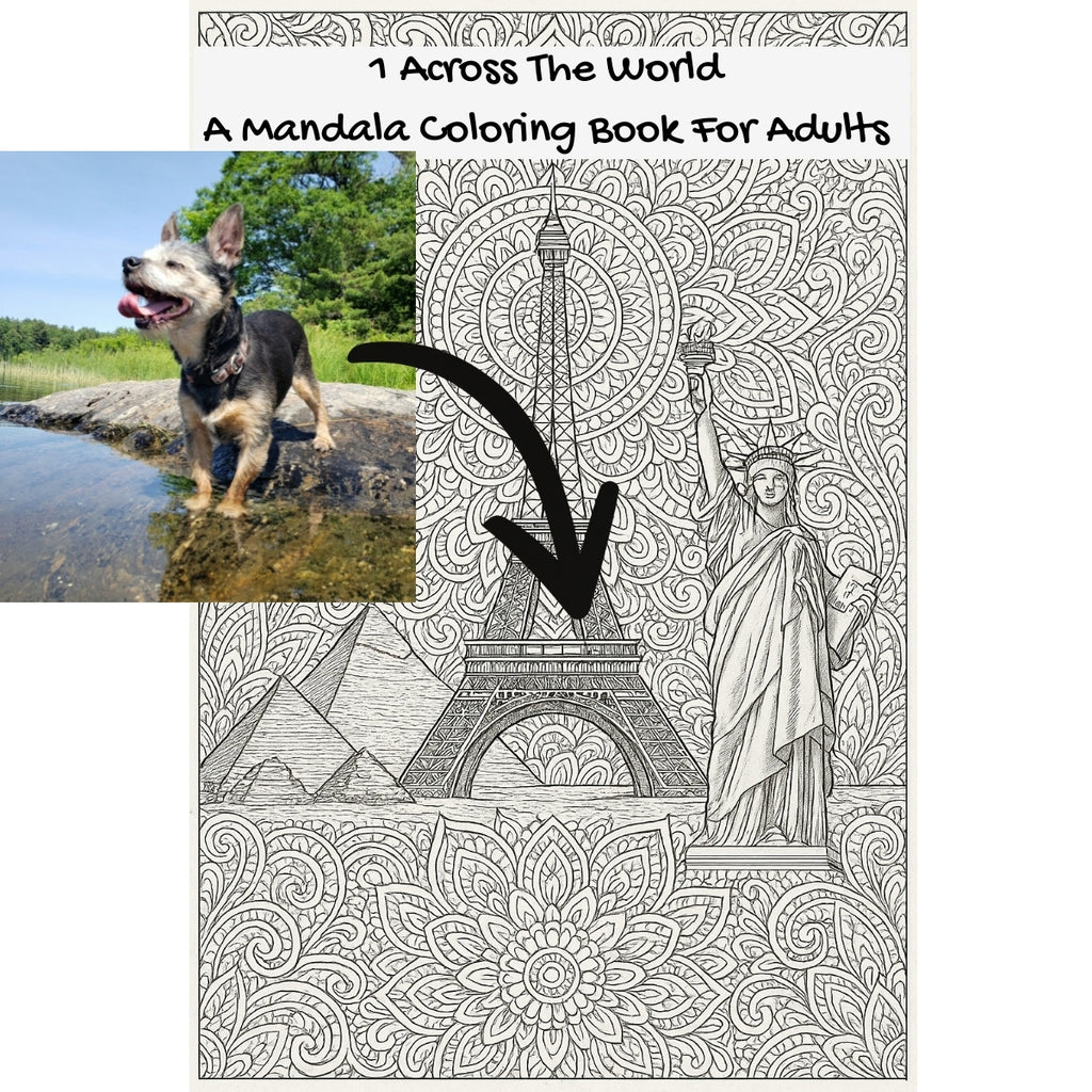 1 Across The World: A Mandala Coloring Book For Adults
