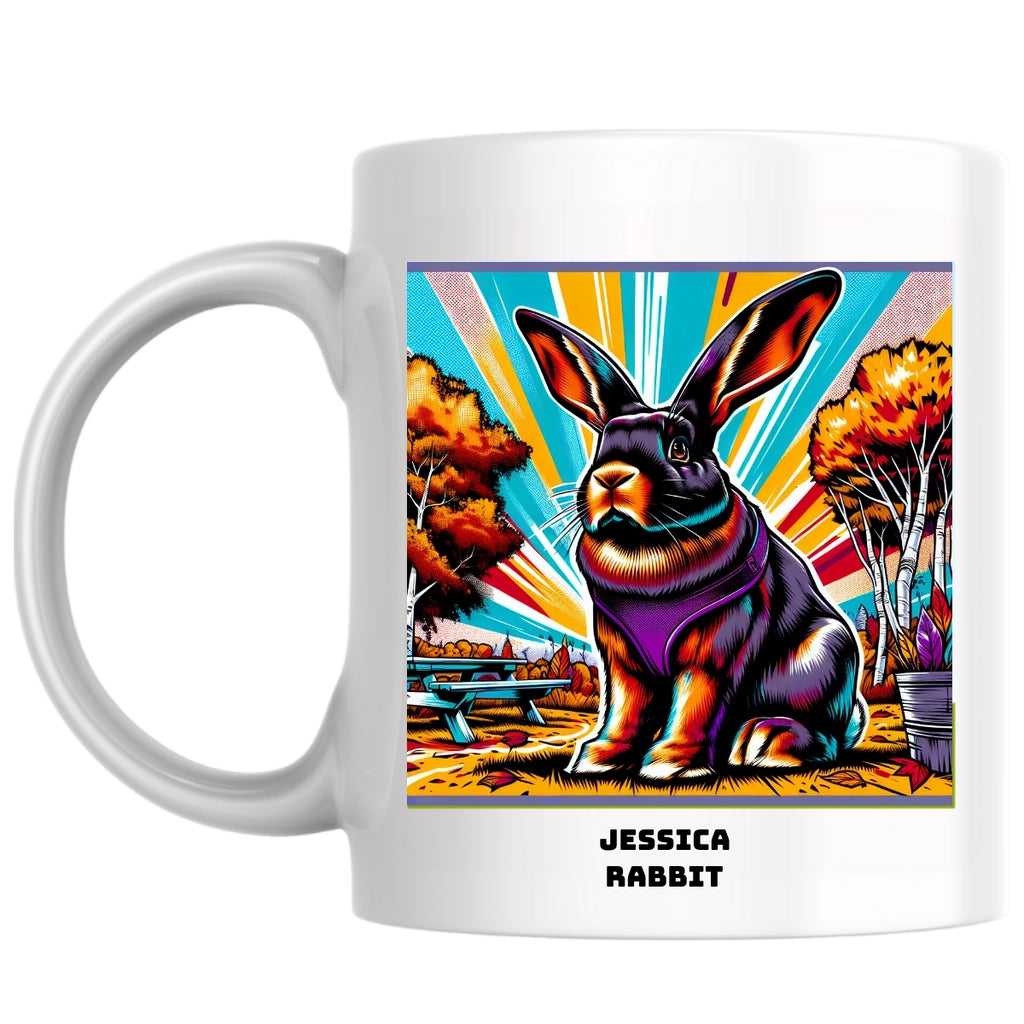Jessica Rabbit the Magnificent: Pop Art Coffee Mug