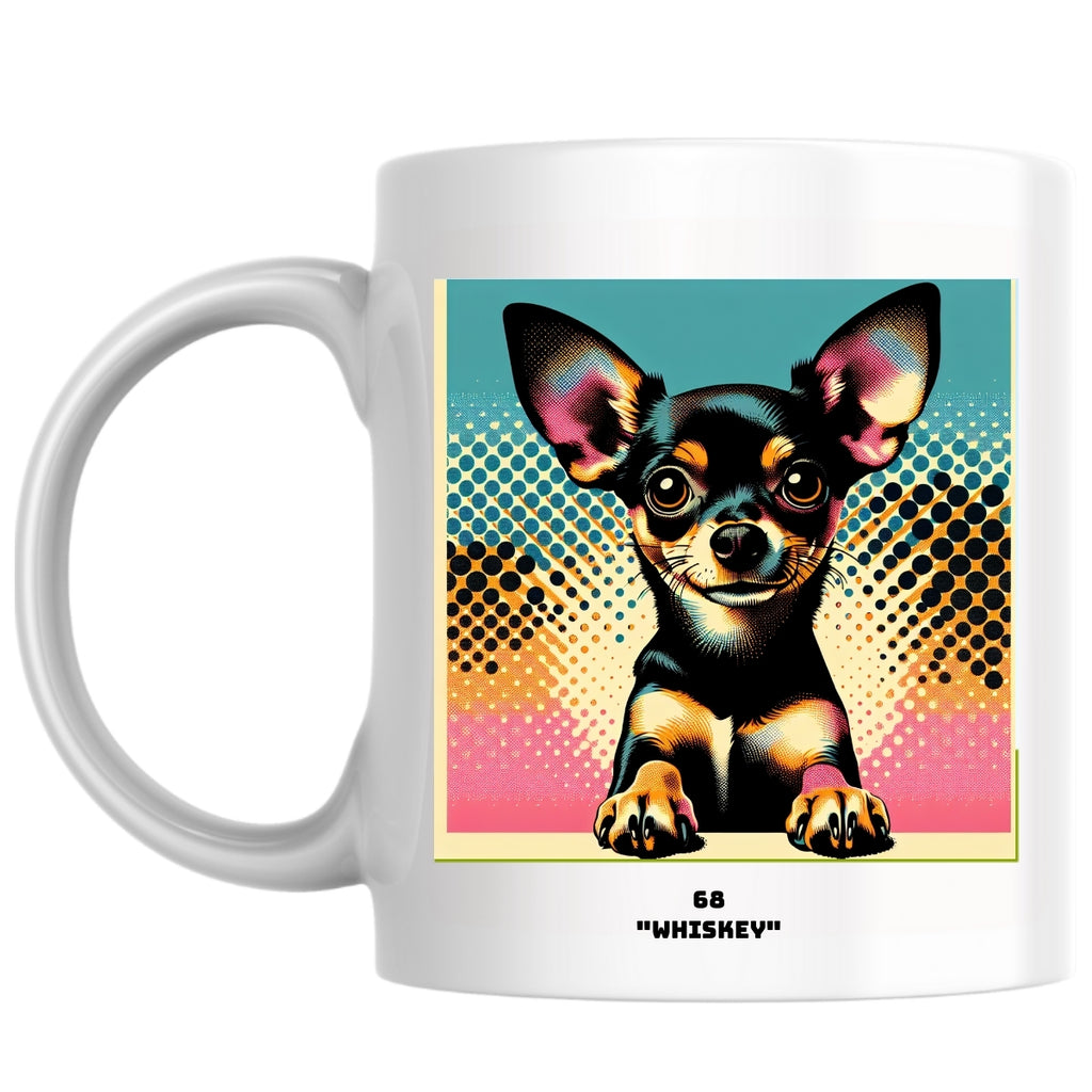 68 "Whiskey" the Magnificent: Pop Art Coffee Mug