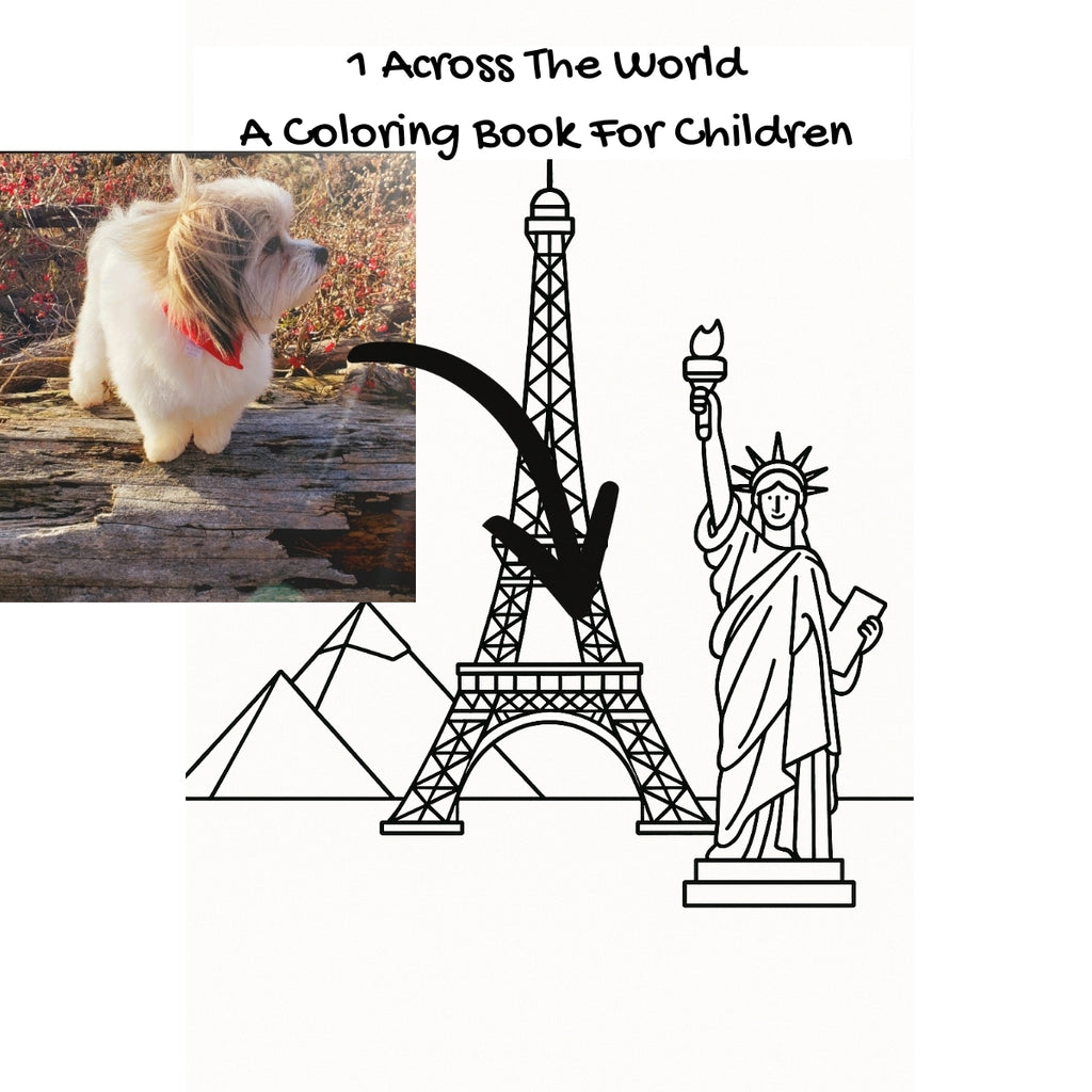 1 Across The World: A Coloring Book For Children