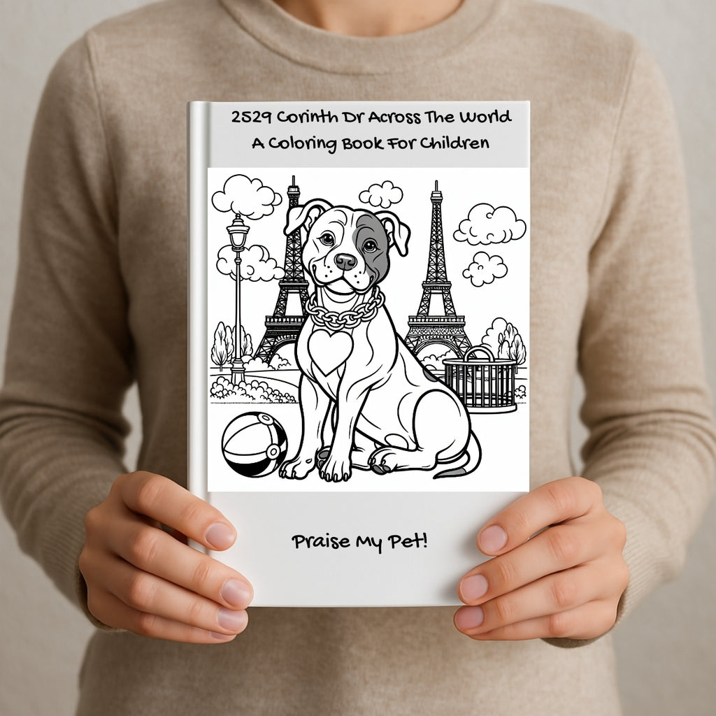 2529 Corinth Dr Across The World: A Coloring Book For Children