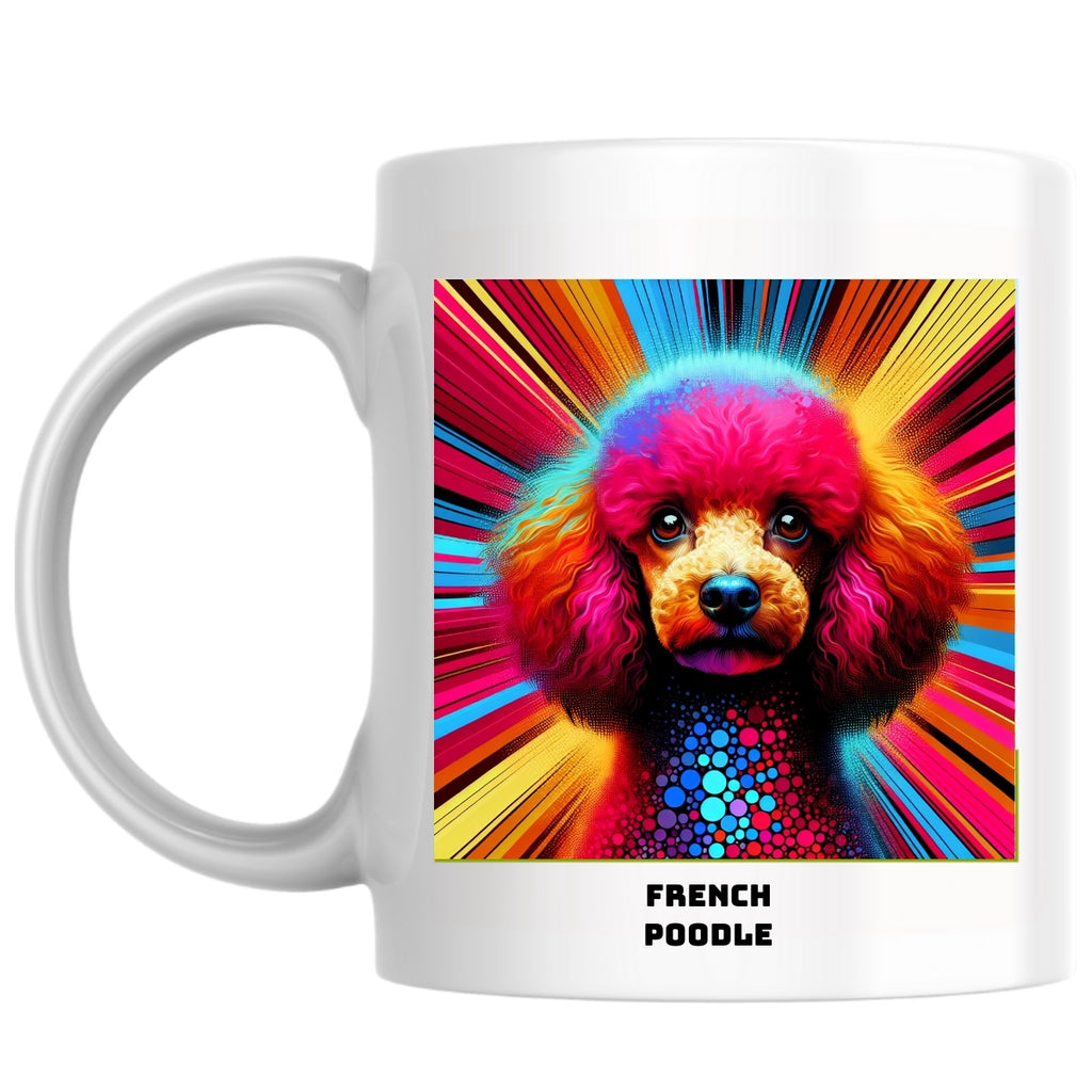 French poodle the Magnificent: Pop Art Coffee Mug