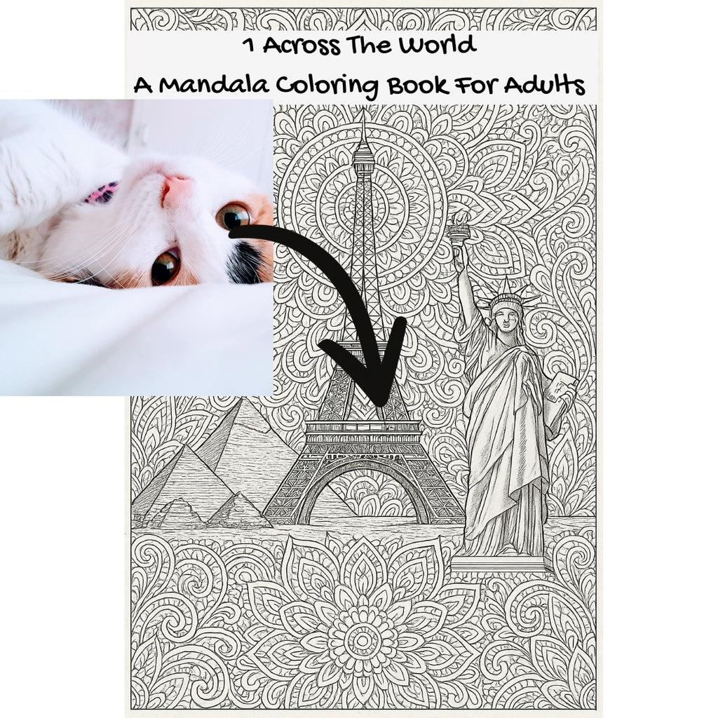 1 Across The World: A Mandala Coloring Book For Adults