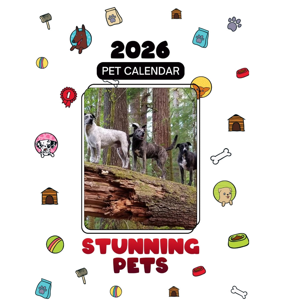3 Headlines Stunning Pets: A 2026 Pet Calendar